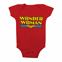 Wonder Woman niemowlęcy body koszulka, Logo Red, dziecięcy