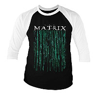 Matrix koszulka, Matrix Baseball 3/4 Sleeve Black & White, męskie