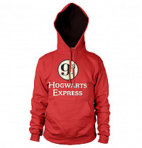 Harry Potter bluza, Hogwarts Express Platform 9-3/4 Hoodie Red, męska