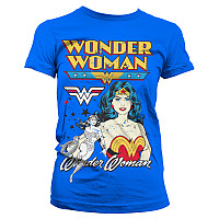 Wonder Woman koszulka, Posing Wonder Woman Girly Blue, damskie