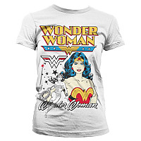 Wonder Woman koszulka, Posing Wonder Woman Girly White, damskie