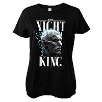Hra o trůny koszulka, The Night King Girly Black, damskie