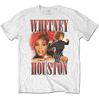 Whitney Houston koszulka, 90s Homage White, męskie