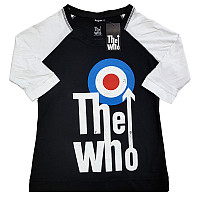 The Who koszulka, Elevated Target Girly Black & White, damskie