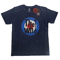 The Who koszulka, Target Logo Snow Washed Blue, męskie