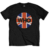 The Who koszulka, Union Jack Circle Black, męskie