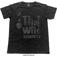 The Who koszulka, Maximum R&B Vintage Finish Black, męskie