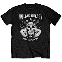 Willie Nelson koszulka, Skull Black, męskie