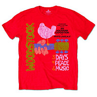 Woodstock koszulka, Classic Vintage Poster, męskie