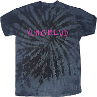 Yungblud koszulka, Scratch Logo Dye Black, męskie