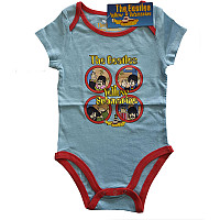 The Beatles niemowlęcy body koszulka, YS Portholes Blue, dziecięcy