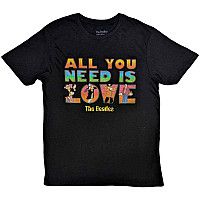 The Beatles koszulka, YS All You Need Is Love Stacked Black, męskie
