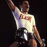 Queenコレクション★BRAVAD★QUEEN FLASH GORDON Tシャツ Queen koszulka, Flash Gordon Stripe, męskie | Musicwear - T