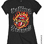 Rolling Stones koszulka, Flaming Tattoo Tongue, damskie