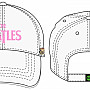The Beatles czapka z daszkiem, Drop T Logo White