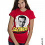 Big Bang Theory koszulka, Bazinga Sheldons Head Red Girly, damskie