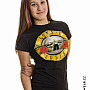 Guns N Roses koszulka, Classic Bullet Logo Skinny, damskie