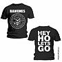 Ramones koszulka, Hey Ho Front & Back, męskie