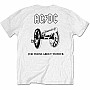 AC/DC koszulka, About To Rock White BP, męskie