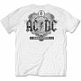 AC/DC koszulka, Black Ice White BP, męskie