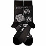 AC/DC ponožky, Icons Black, unisex - velikost 4 až 7 (36 až 40 EU)