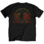 AC/DC koszulka, Hard As Rock With Back Print, męskie