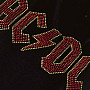 AC/DC koszulka, Full Colour Logo Embellished Black, damskie