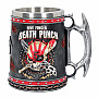Five Finger Death Punch kubek do piwa 500 ml/15 cm/1 kg, FFDP Logo Skull