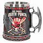 Five Finger Death Punch kubek do piwa 500 ml/15 cm/1 kg, FFDP Logo Skull