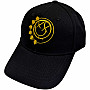 Blink 182 czapka z daszkiem, Yellow Six Arrow Smile Embroidered Black