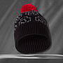 Rammstein zimowa czapka zimowa, Bobble Beanie Black One Size, unisex