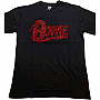 David Bowie koszulka, Logo Embellished Black, męskie