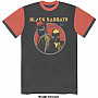 Black Sabbath koszulka, Never Say Die Ringer Black & Orange, męskie