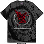 Black Sabbath koszulka, Red Henry Dip Dye Wash Black, męskie