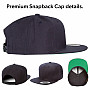 NASA czapka z daszkiem, NASA Insignia Premium Snapback Heather Grey Navy Onesize, unisex
