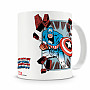 Captain America ceramiczny kubek 250ml, Comic Strip