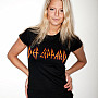 Def Leppard koszulka, Distressed Logo, damskie