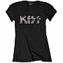 KISS koszulka, Logo Diamante Girly, damskie