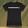 Rammstein koszulka, Logo Glow BP Black, damskie