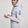 Pepek námořník bluza, Blue Number BP Grey, męska