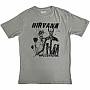 Nirvana koszulka, Incesticide Stacked Logo BP Light Green, męskie