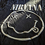 Nirvana koszulka, Black Happy Face Hi-Build Black, męskie