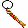 Ozzy Osbourne kovová brelok 65mm x 10mm, Logo Yellow Zinc