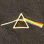 Pink Floyd polo koszulka, DSOTM Prism Black, męskie