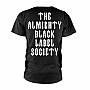 Black Label Society koszulka, The Almighty Black, męskie