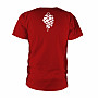 Green Day koszulka, American Idiot Heart Grenade BP Red, męskie