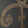 Prince koszulka, Gold Symbol Embellished Black, męskie