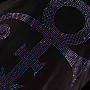 Prince koszulka, Purple Symbol Embellished Black, męskie