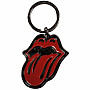 Rolling Stones kovová brelok 43x50 mm, Classic Tongue Black Zinc