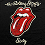 Rolling Stones koszulka, Sixty Plastered Tongue Suede Applique Black, męskie
